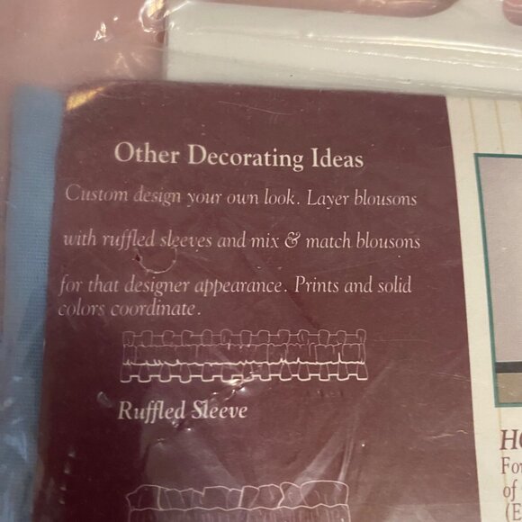 Vtg Grand Manor Blue Blouson Valance 84" W x 15" L Solid Cotton Blend Retro NOS - Picture 10 of 10